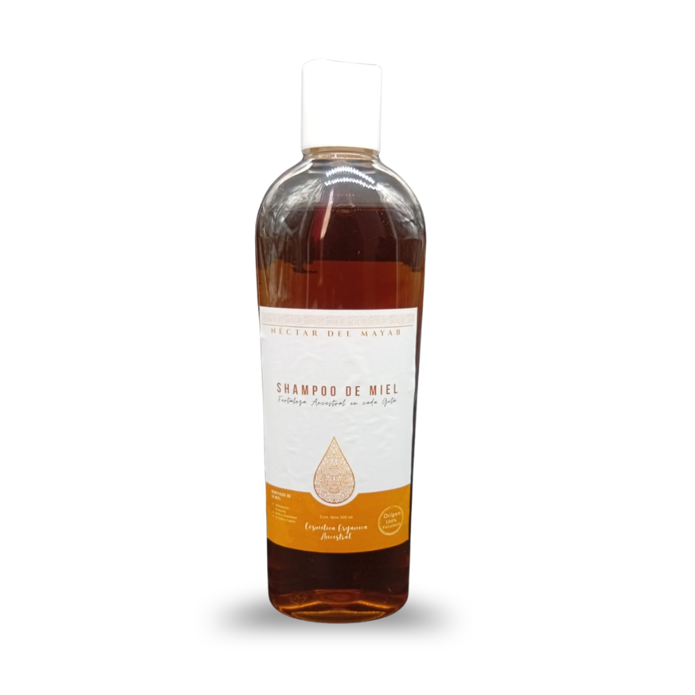 Shampoo de Miel Natural Artesanal (500 ml) - Crecimiento y Brillo | Néctar del Mayab